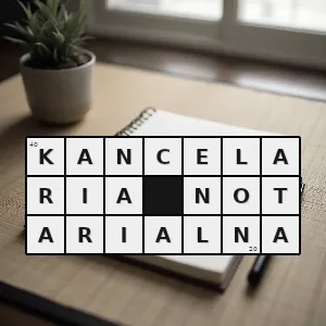 Hasło krzyżówkowe miejsce w którym sporządza się akty darowizny lub przeniesienie własności nieruchomości - kancelaria notarialna – rozwiązanie, synonimy, podpowiedzi i definicje krzyżówkowe